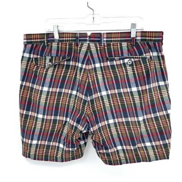 vintage 90s POLO RALPH LAUREN shorts authentic indian madras plaid cotton 38 - Picture 4 of 8